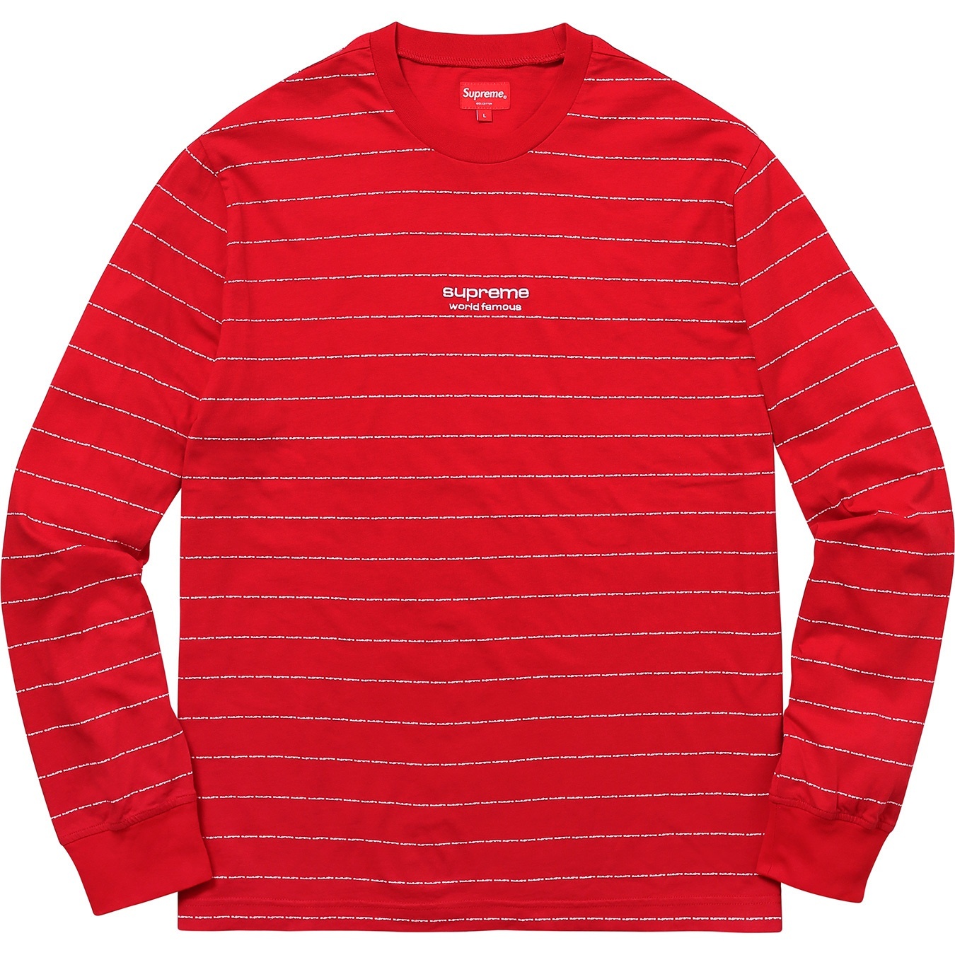 Logo Stripe L/S Top view 8